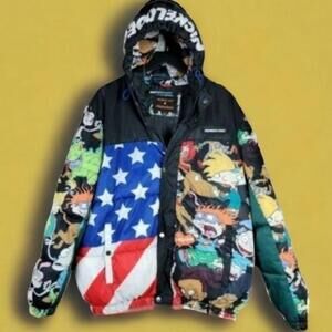 MEMBERS ONLY NICKELODEON FLAG JACKET